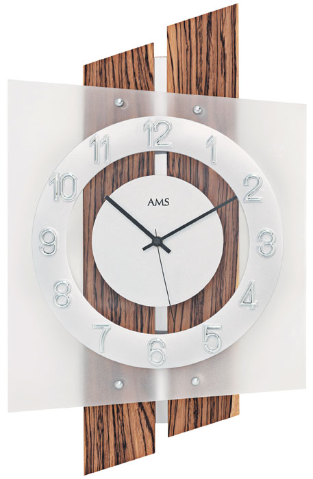 Dizajnové nástenné hodiny 5531 AMS 46cm 