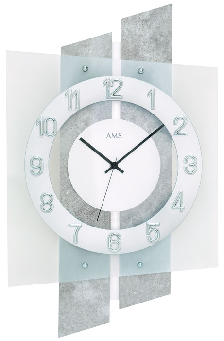 E-shop Dizajnové nástenné hodiny 5532 AMS 46cm