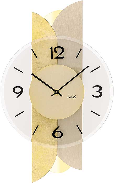 Dizajnové nástenné hodiny 9643 AMS 45cm 