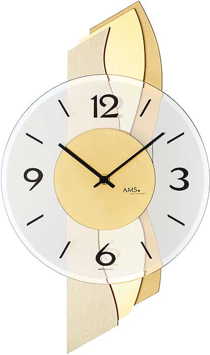 E-shop Dizajnové nástenné hodiny 9669 AMS 47cm