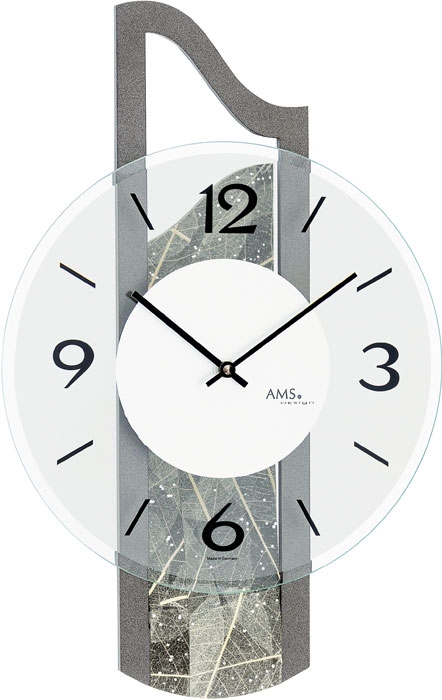 Dizajnové nástenné hodiny 9680 AMS 42cm 