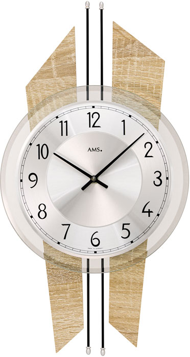 E-shop Dizajnové nástenné hodiny AMS 9625, 45 cm