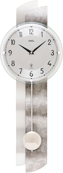 Kyvadlové nástenné hodiny 5321 AMS 65cm 