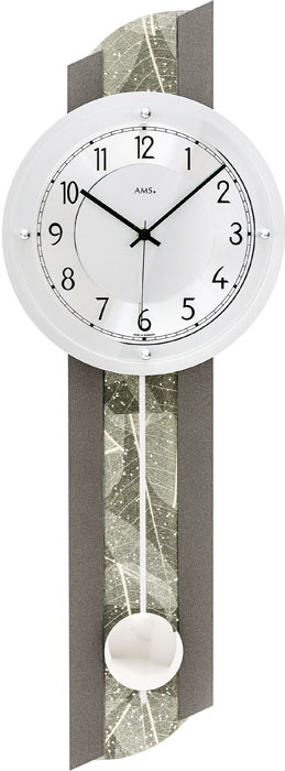 Kyvadlové nástenné hodiny 5324 AMS 68cm 