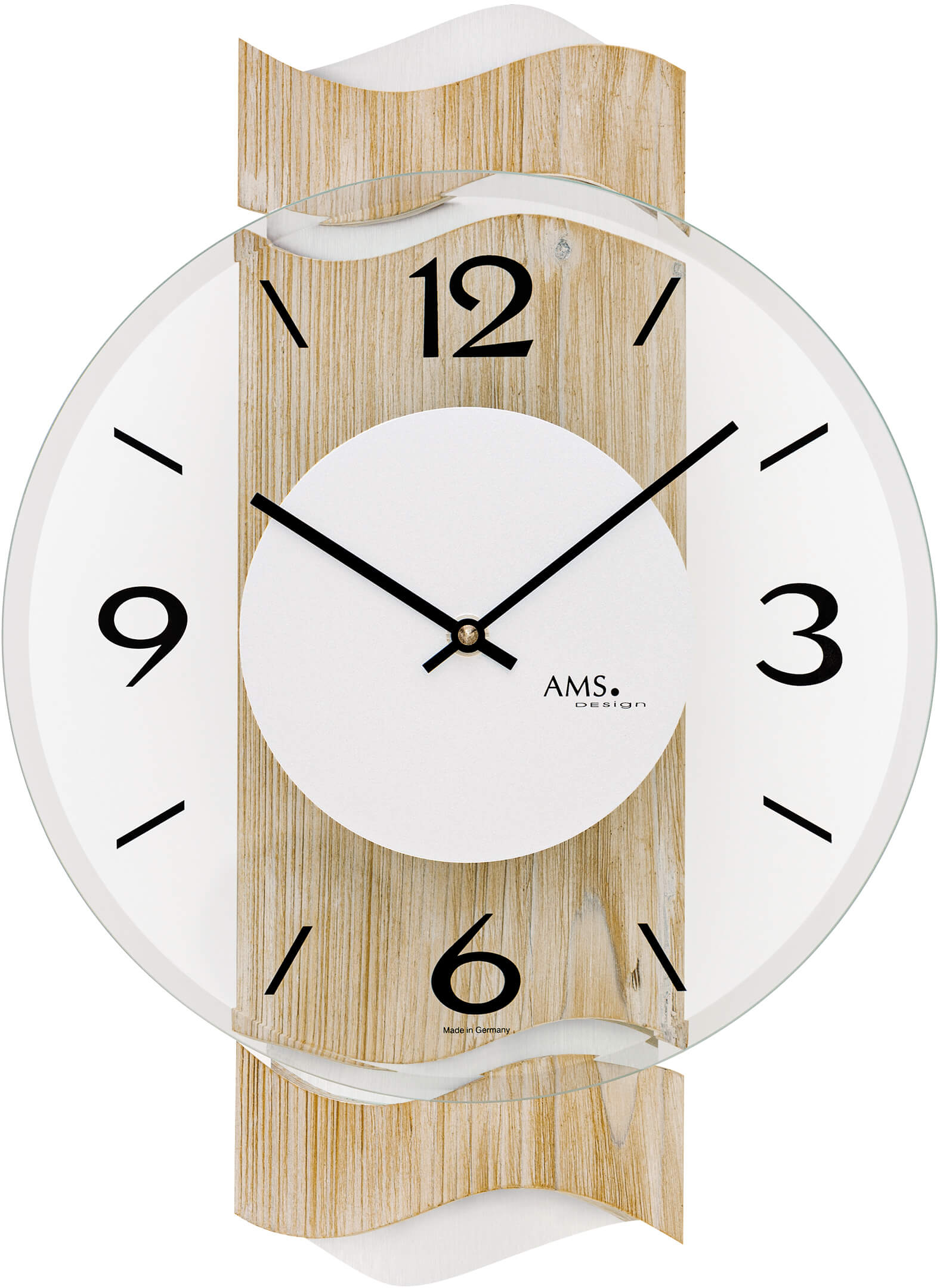 Dizajnové nástenné hodiny AMS 9621, 39 cm 