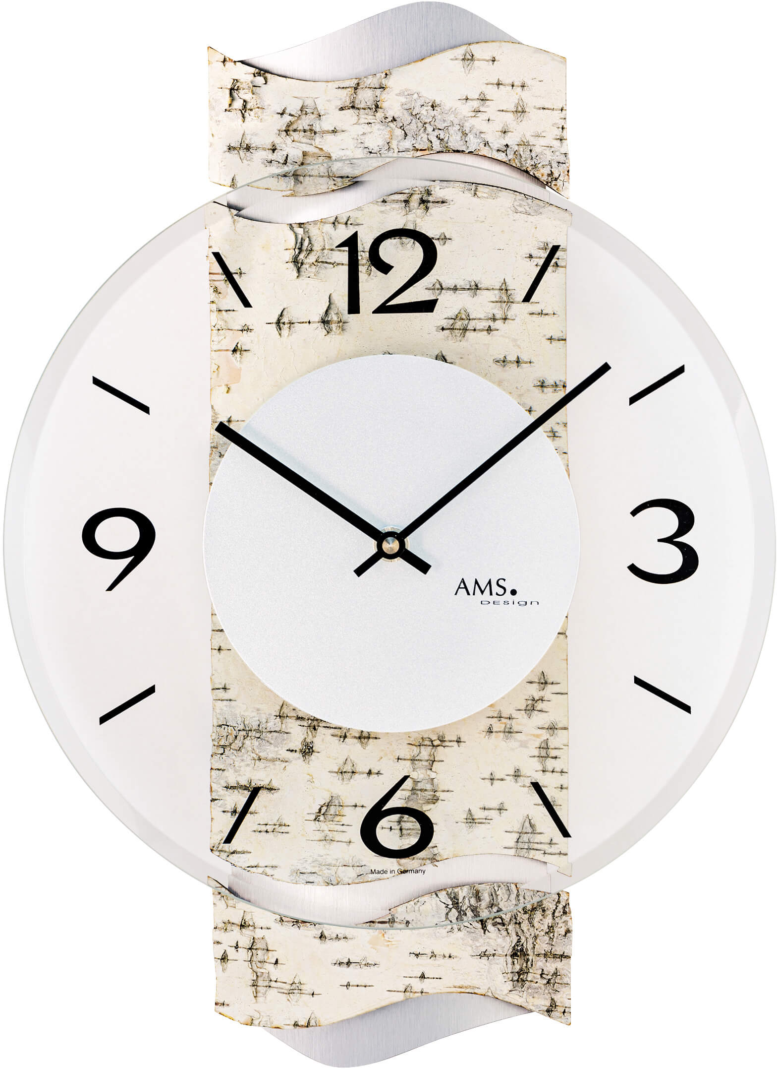 E-shop Dizajnové nástenné hodiny AMS 9624, 39 cm