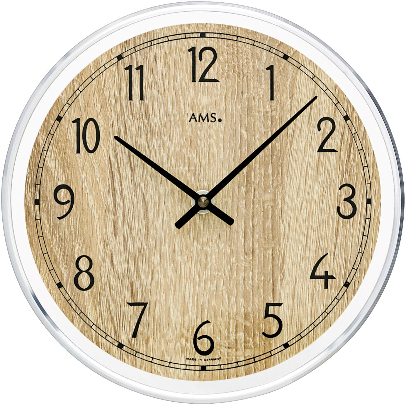E-shop Dizajnové nástenné hodiny AMS 9631, 23 cm