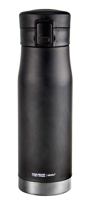 ASOBU cestovná termofľaša Liberty black & silver 500ml 