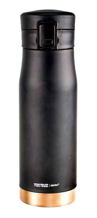 E-shop ASOBU cestovná termofľaša Liberty black &amp; gold 500ml