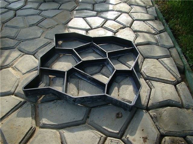 Forma na betónové chodníky