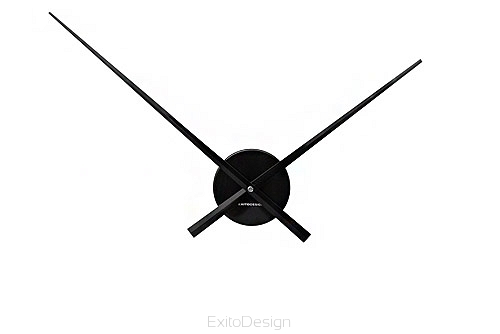 Nástenné hodiny ExitDesign No Face Mini 668SNOM, čierna, 70cm 