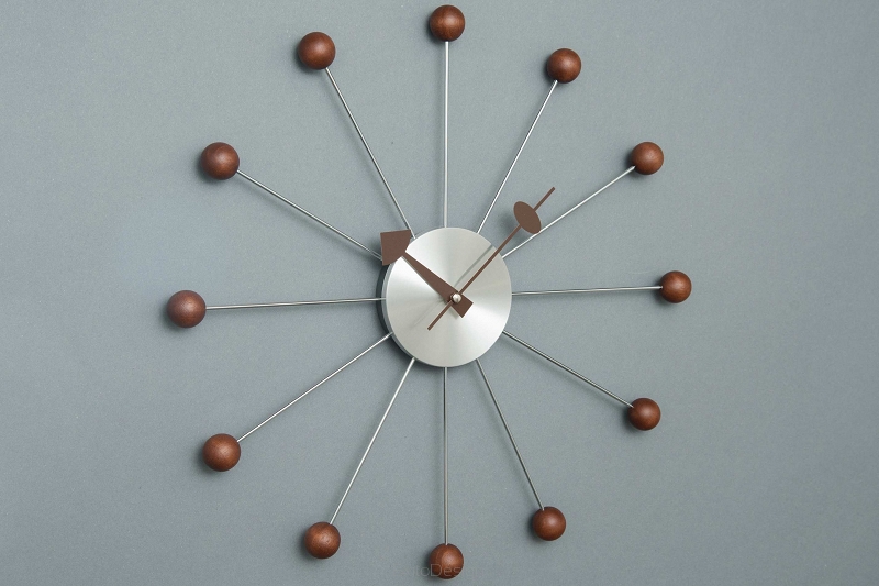 Nástenné hodiny ExitDesign Zara Balls, 087Woo, 50cm 