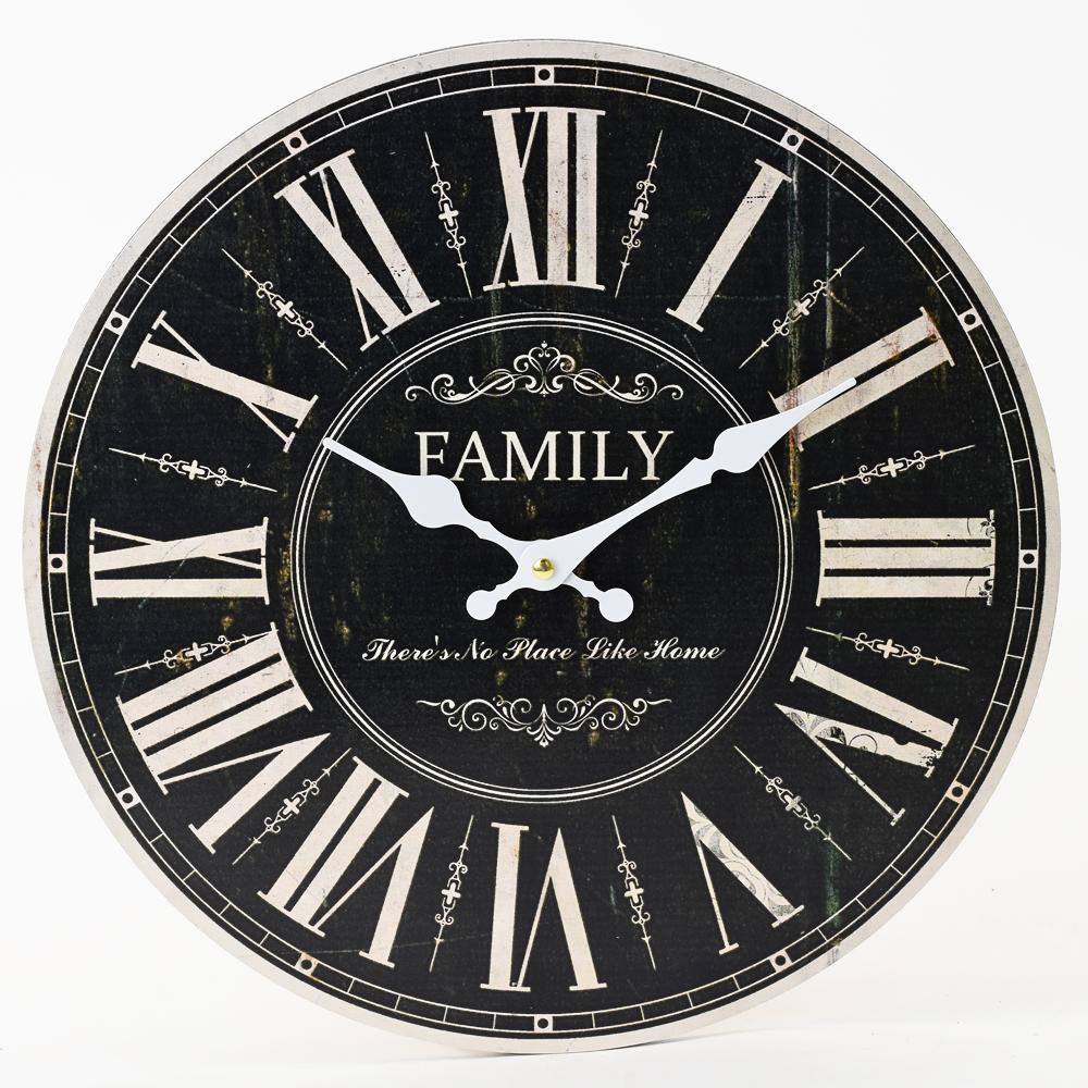 Nástenné hodiny, Flor0153, Family, 34cm