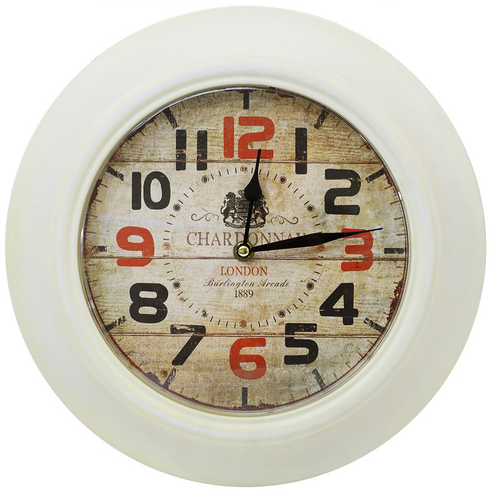 Nástenné hodiny, Flor0012, Chardonay London, 32cm 