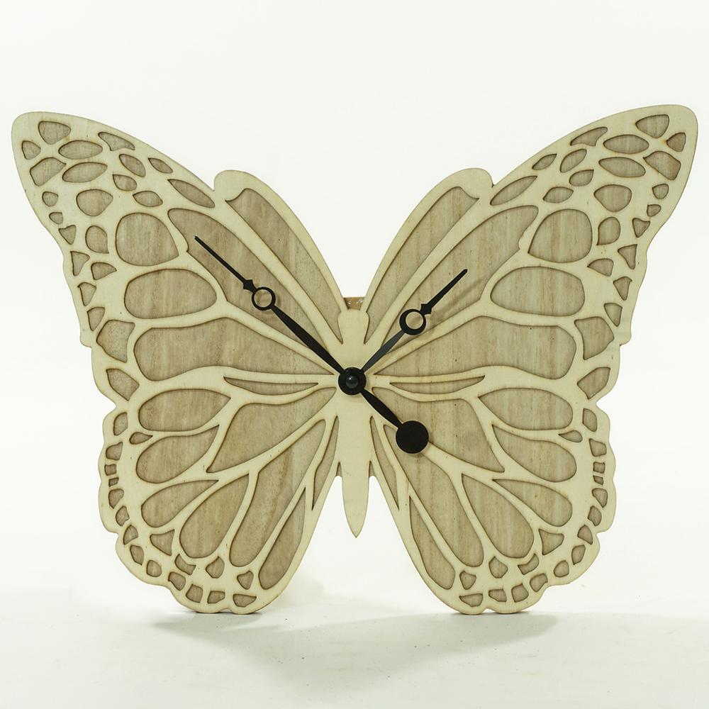 Nástenné hodiny Motýľ, Flor0037, 40cm