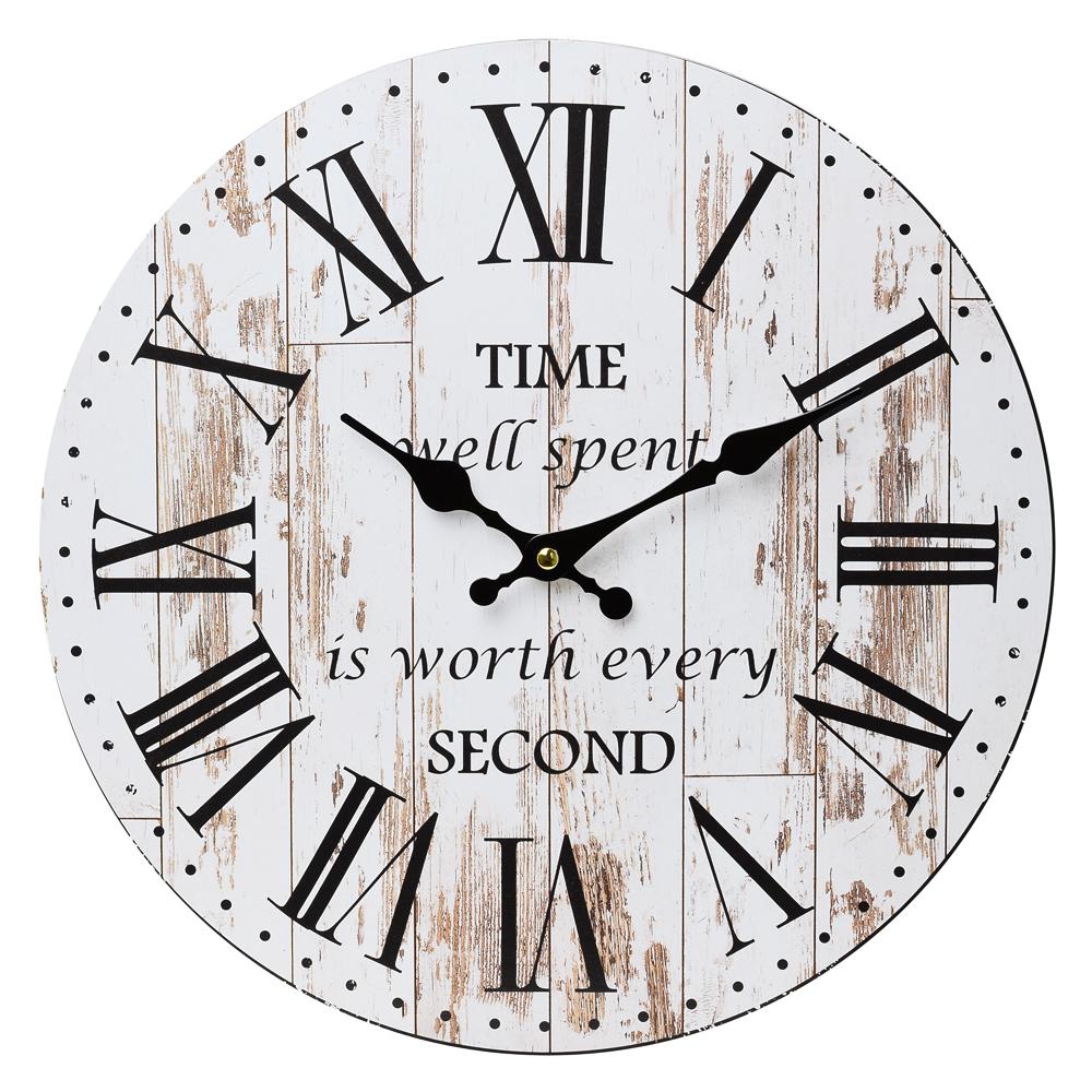 Nástenné hodiny, Flor0110, Time, 34cm