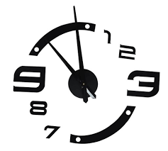E-shop 3D Nalepovacie hodiny DIY Clock, gotq70h, 80-130cm