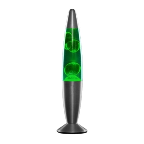 E-shop Dizajnová lávová lampa InnovaGoods , zelená IN0523