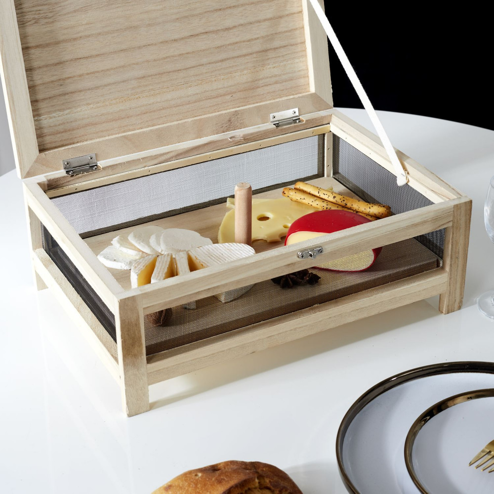 E-shop Box na syr s dreveným podnosom, COOK CONCEPT 2362