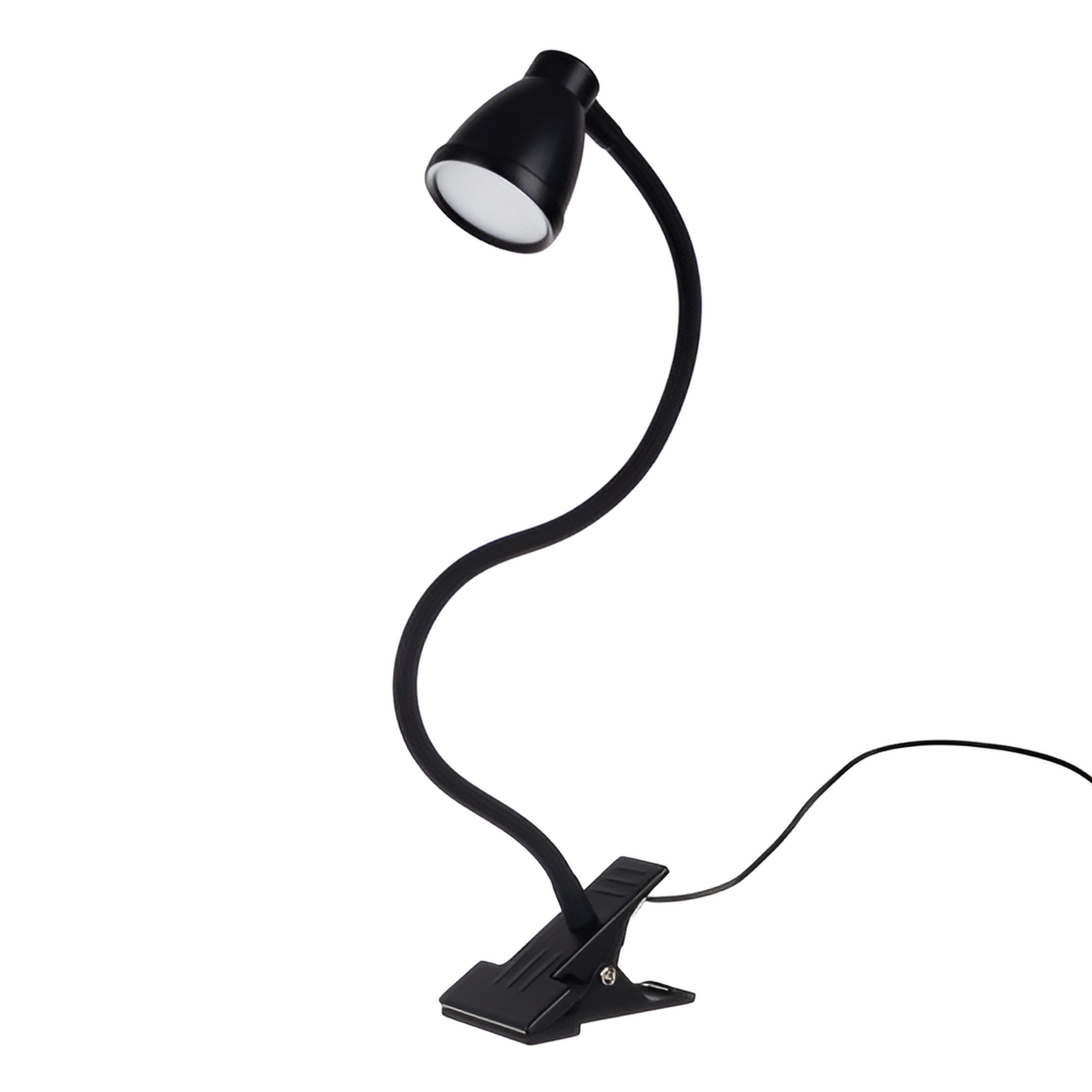 E-shop Stolová lampička s úchytom Iso 19454, čierna