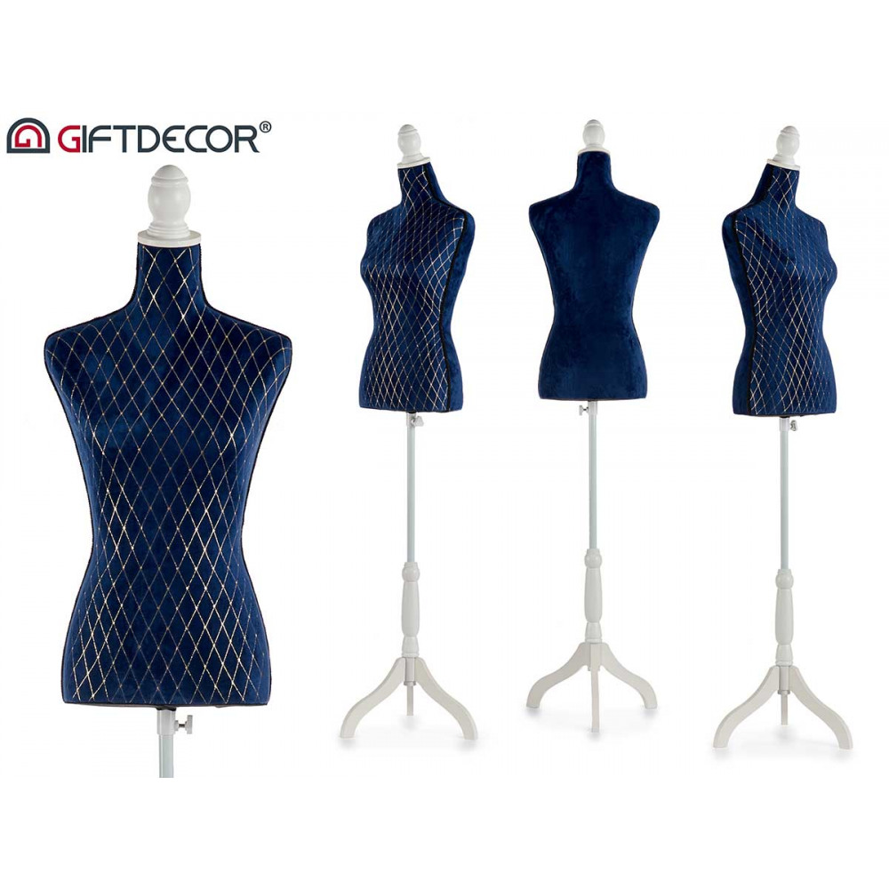 E-shop Dámska krajčírska figurína Giftdecor 83947, 165 cm modrá