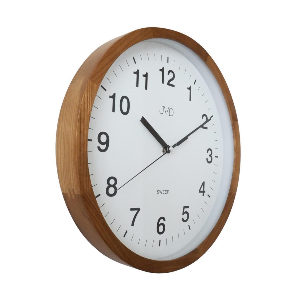 E-shop Drevené nástenné hodiny JVD NS19019/11, 30 cm