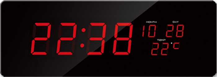 Nástenné digitálne hodiny JVD DH2.2, 51cm 