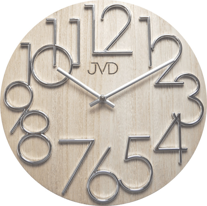 Nástenné hodiny drevené JVD HT99.2, 30cm 