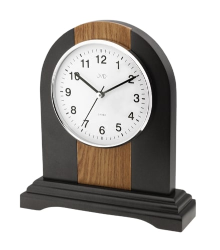 E-shop Stolné hodiny JVD NS21020.2, čierna 24cm