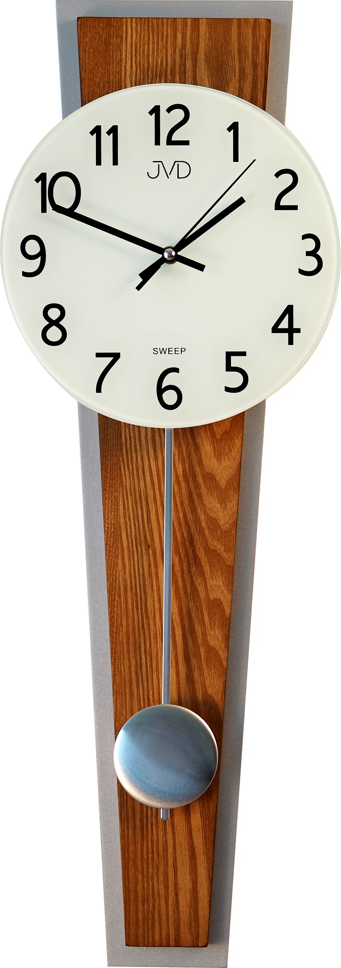 Dizajnové kyvadlové nástenné hodiny JVD NS17020 / 11, 63cm 