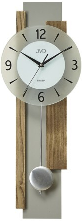 Dizajnové kyvadlové nástenné hodiny JVD NS18059/78, 60cm 