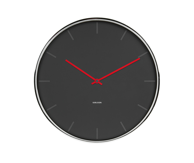 E-shop Dizajnové nástenné hodiny 5643GY Karlsson 40cm