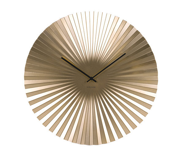 Dizajnové nástenné hodiny 5657GD Karlsson 40cm 