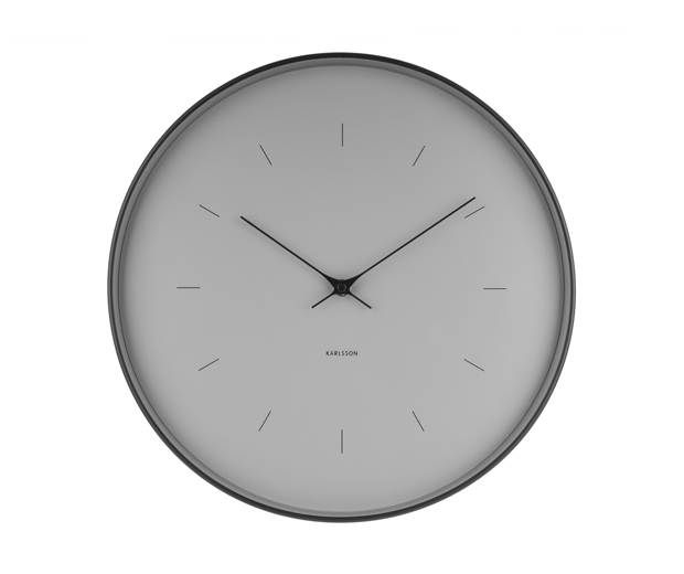 Dizajnové nástenné hodiny 5707GY Karlsson 37cm 