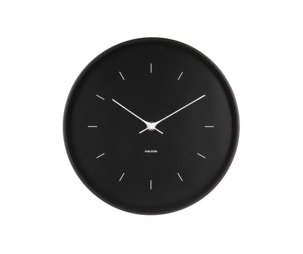 E-shop Dizajnové nástenné hodiny 5708BK Karlsson 27cm