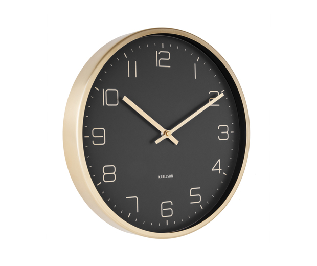 E-shop Dizajnové nástenné hodiny 5720BK Karlsson 30cm