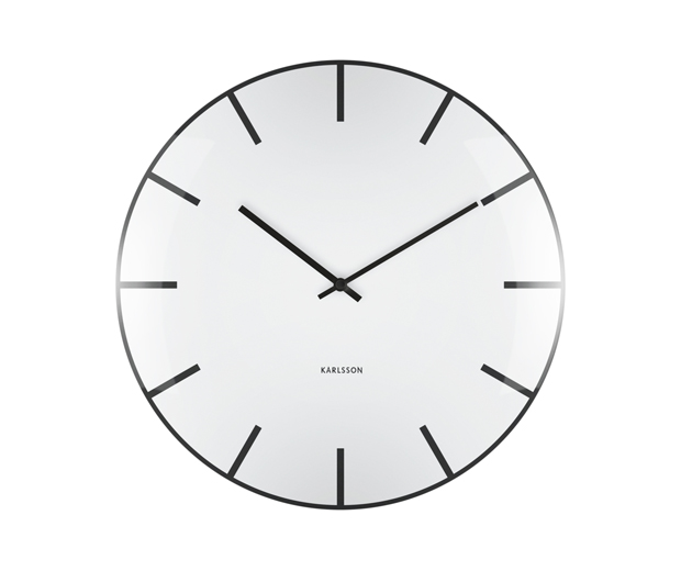 E-shop Dizajnové nástenné hodiny 5722WH Karlsson 40cm