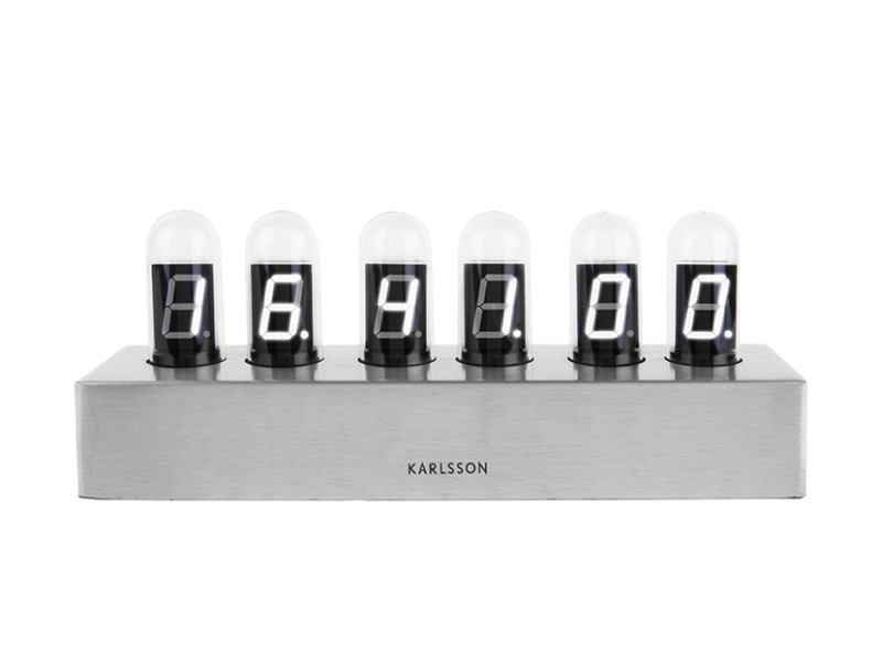 E-shop Dizajnové digitálne stolné hodiny KA4208 Karlsson, 28cm