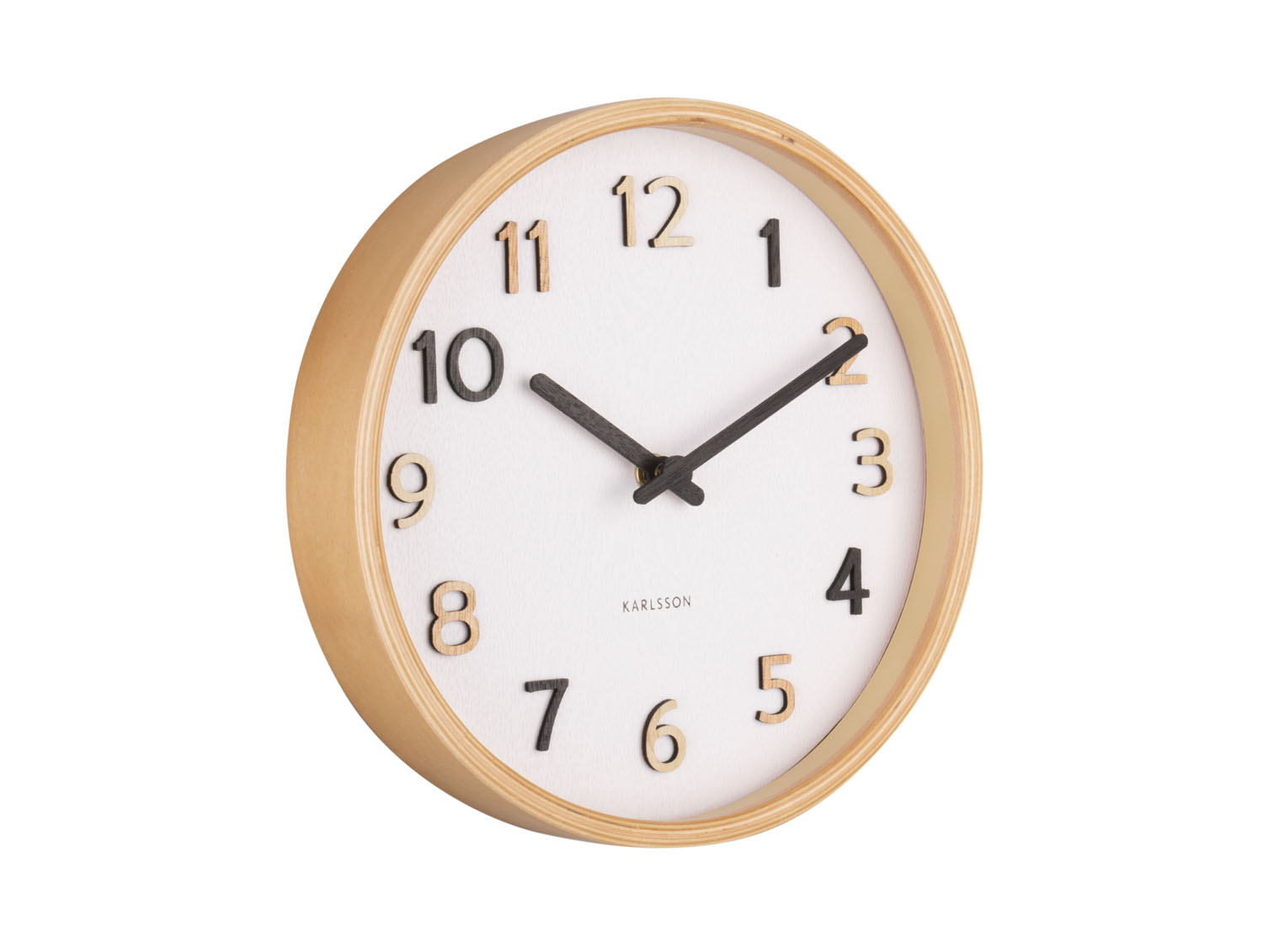 Drevené nástenné hodiny Karlsson KA5853 22cm 