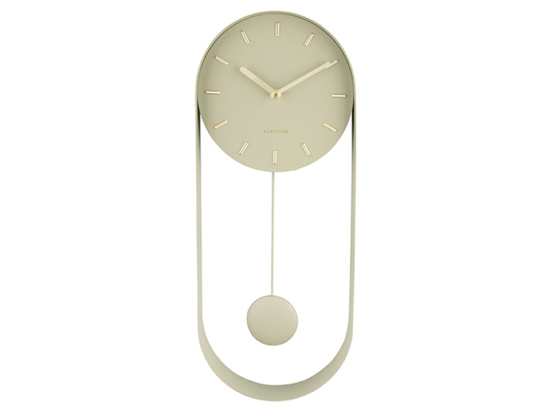 E-shop Dizajnové kyvadlové nástenné hodiny KA5822OG Karlsson 50cm