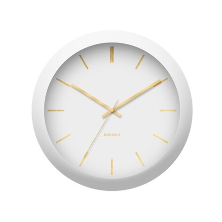 E-shop Nástenné hodiny Karlsson Globe 5840WH, 40 cm