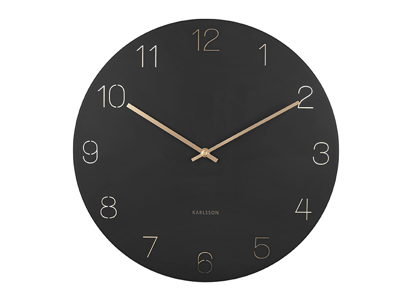 Nástenné hodiny Karlsson KA5762BK 40 cm 