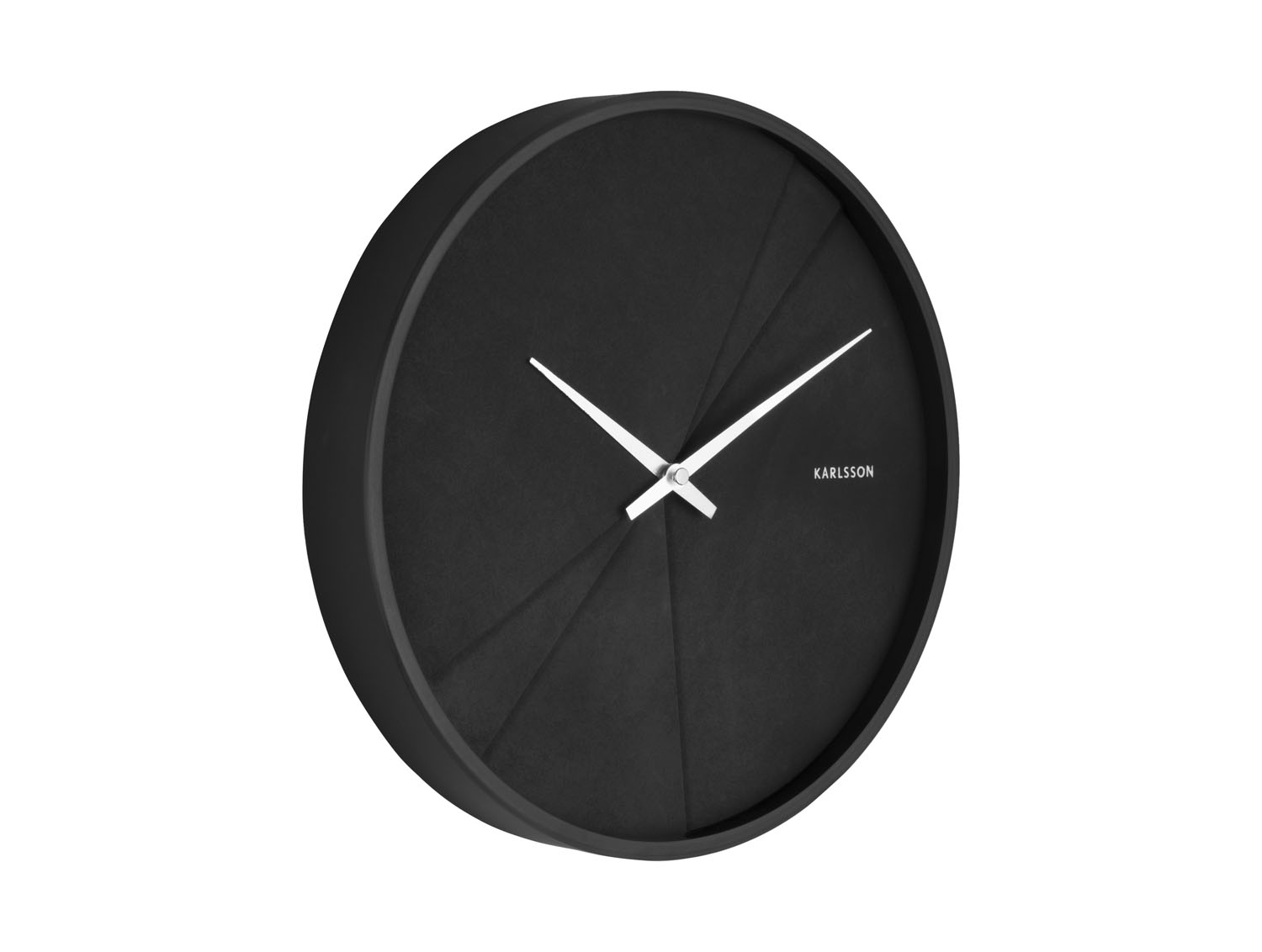 Nástenné hodiny Karlsson KA5849, čierna 30cm  