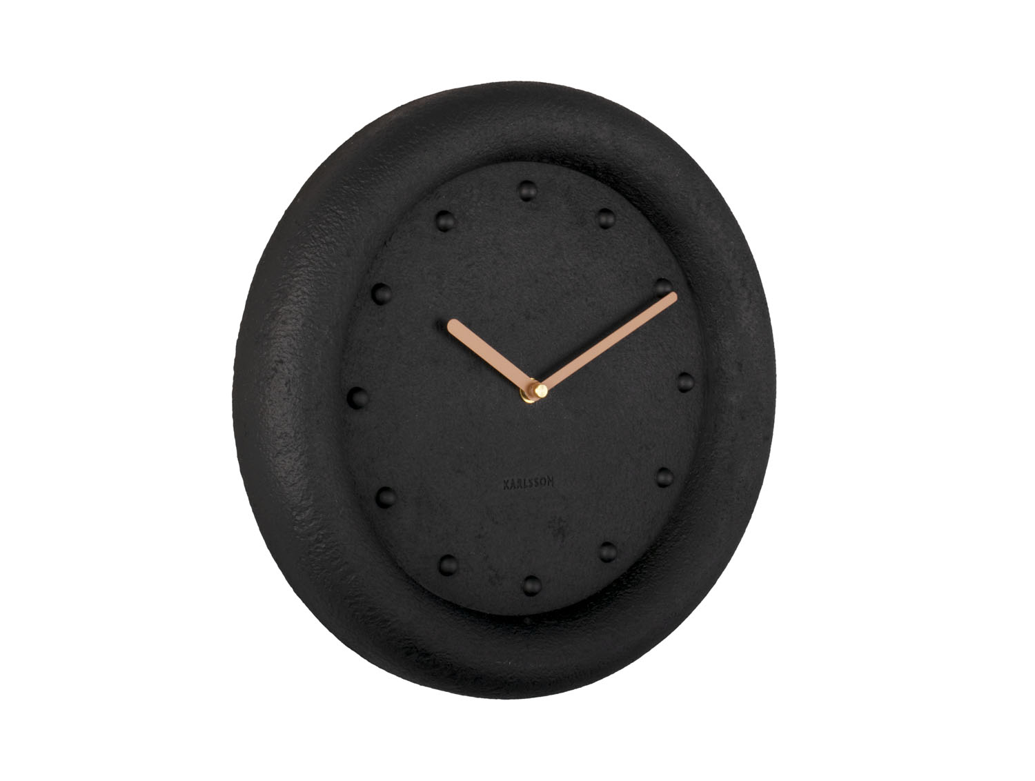Nástenné hodiny Petra- Karlsson KA5717, čierna 30cm  