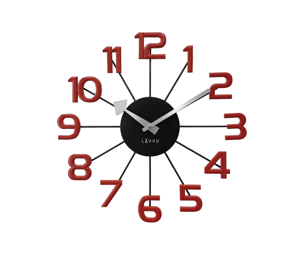 E-shop Nástenné hodiny Lavvu LCT1043 Design Numerals, 37cm