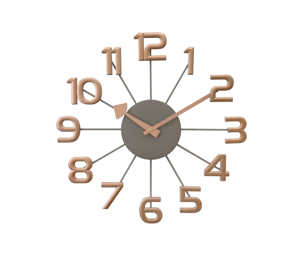 Nástenné hodiny LAVVU LCT1044 DESIGN Numerals, 37cm 