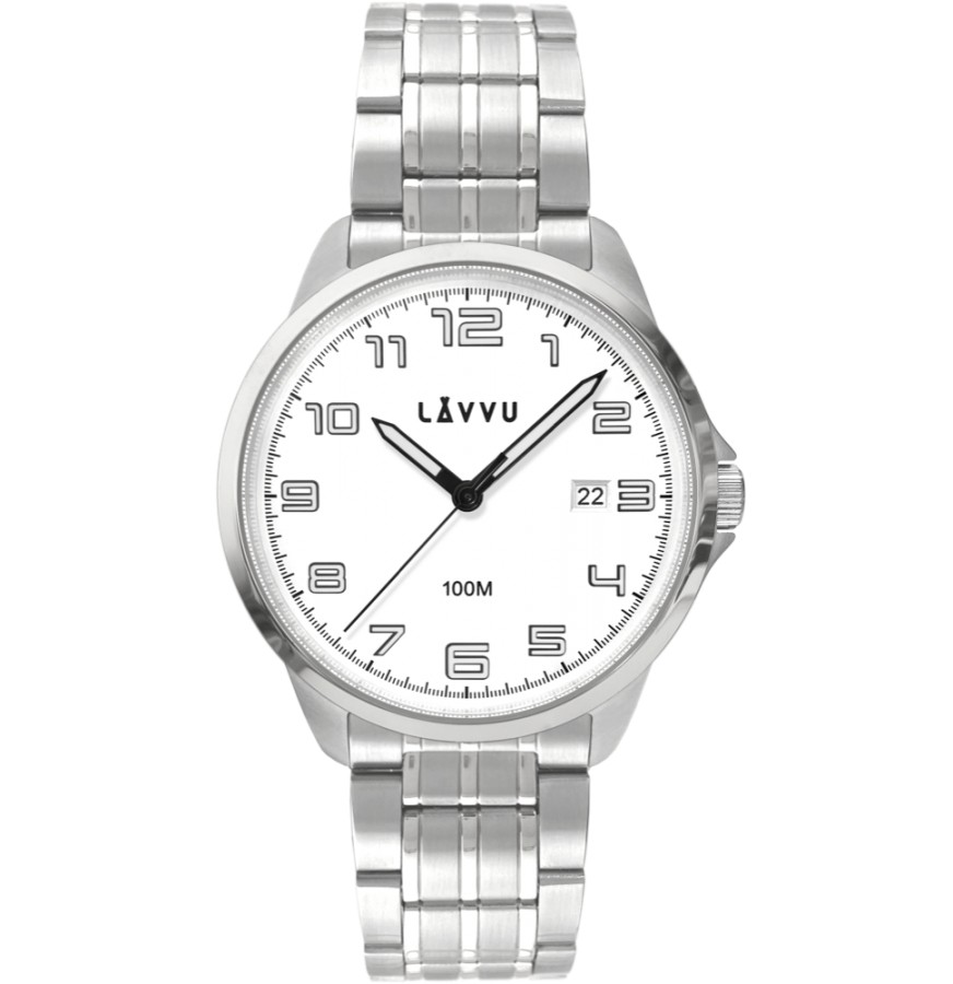 E-shop Štýlové pánske hodinky Lavvu LWM0200, Sorensen White