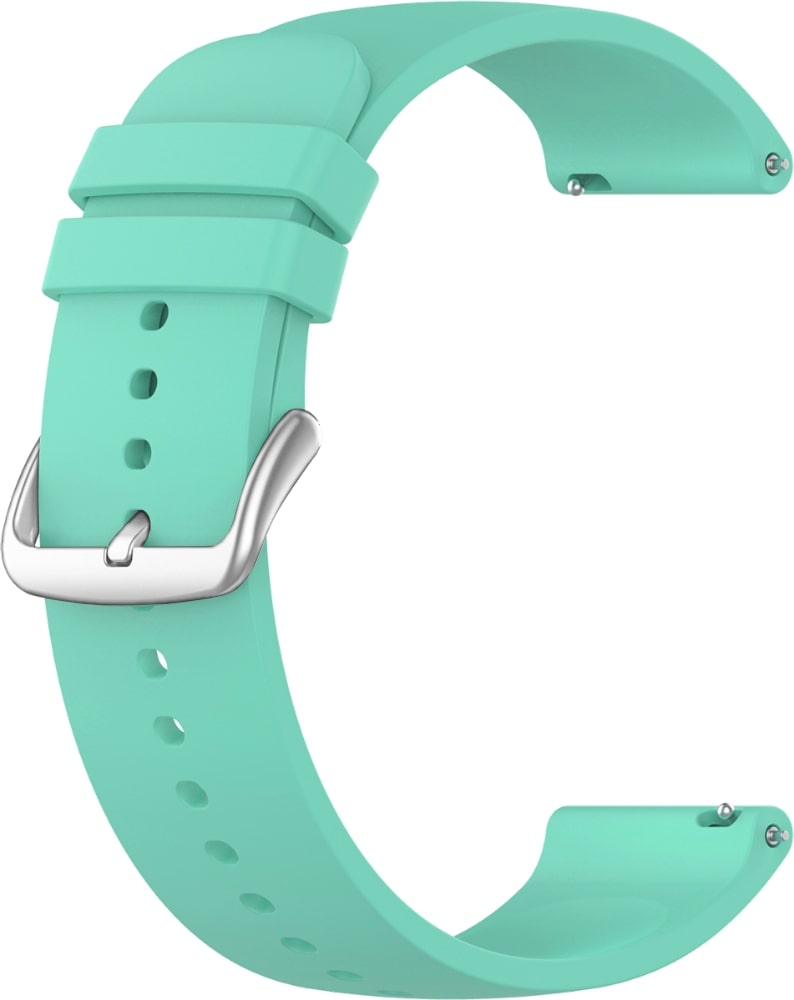 E-shop Tyrkysový silikónový remienok na hodinky, lavvu LS00T22, 22mm