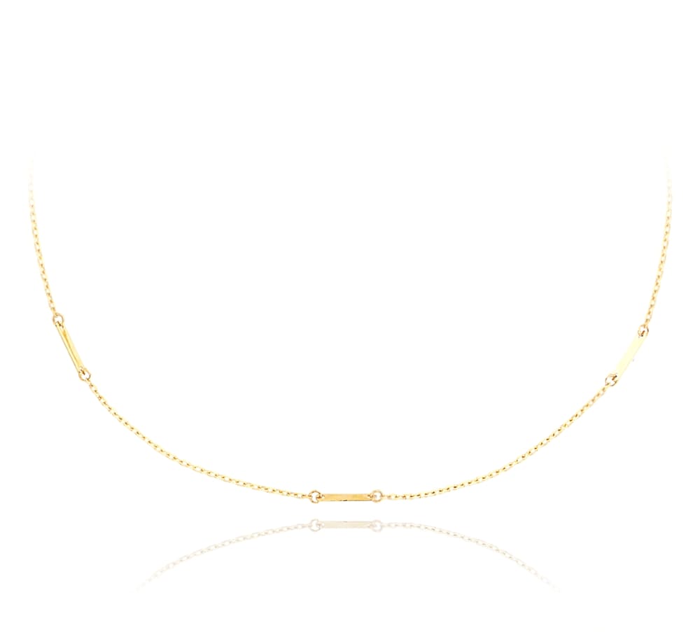 E-shop Zlatý náhrdelník Minet JMG0057WGN45