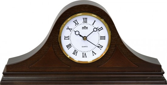 Stolové hodiny MPM, 2708.52 - hnedá tmavá, 38cm 